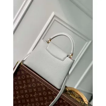 LV M23280 Louis Vuitton Capucines BB Handbag Ice Grey