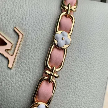 LV M23280 Louis Vuitton Capucines BB Handbag Ice Grey