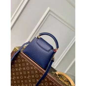 LV M23199 Louis Vuitton Capucines Mini Handbag French Blue