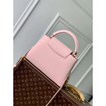 LV M23363 Louis Vuitton Capucines MM Handbag Jasmine Pink