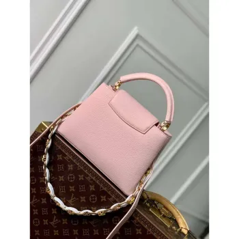 LV M23363 Louis Vuitton Capucines BB Handbag Jasmine Pink