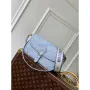 LV M46846 Louis Vuitton Diane Satchel Bag Blue Hour