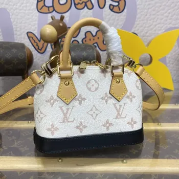 LV M46895 Louis Vuitton Nano Alma Bag White