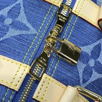 LV M24315 Louis Vuitton Keepall Bandoulière 45 Bag Blue