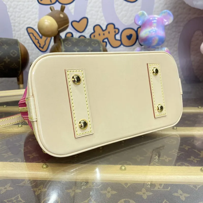 LV M24062 Louis Vuitton Alma BB Bag Neon Pink