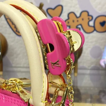 LV M24062 Louis Vuitton Alma BB Bag Neon Pink