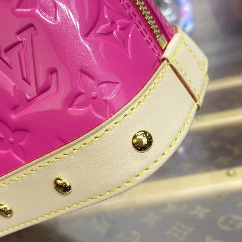 LV M24062 Louis Vuitton Alma BB Bag Neon Pink