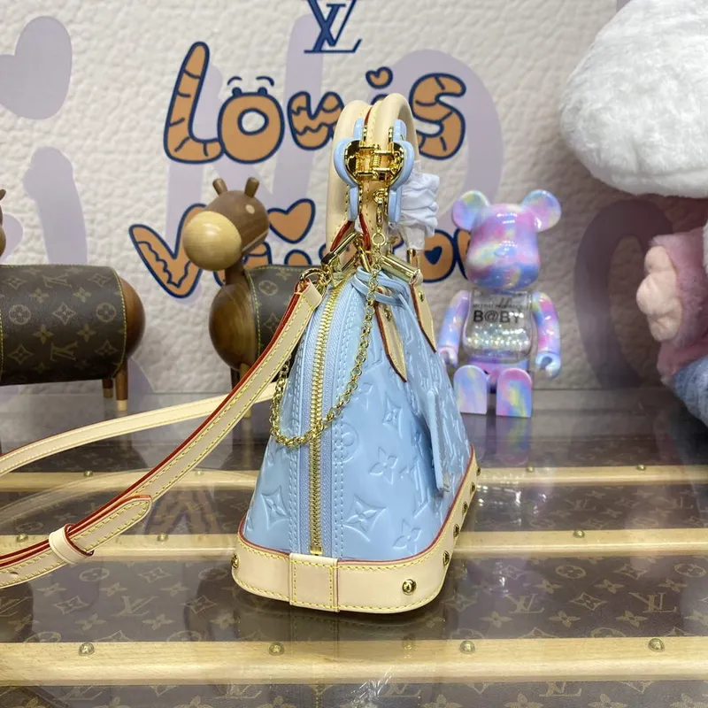 LV M24062 Louis Vuitton Alma BB Bag Sky Blue