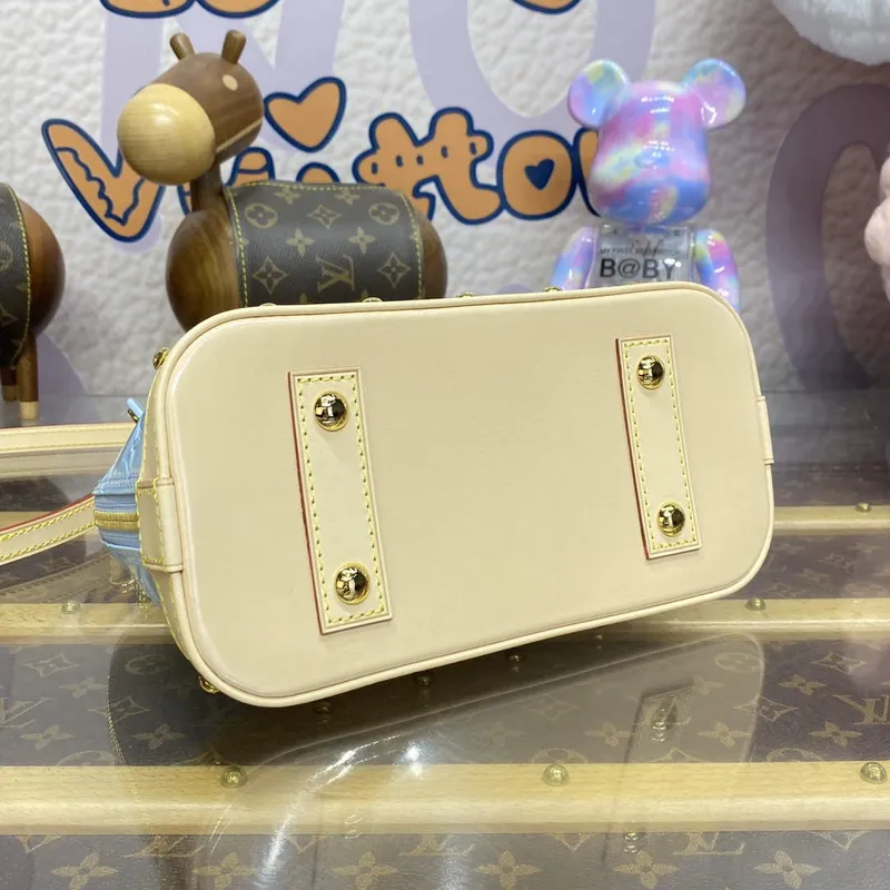 LV M24062 Louis Vuitton Alma BB Bag Sky Blue