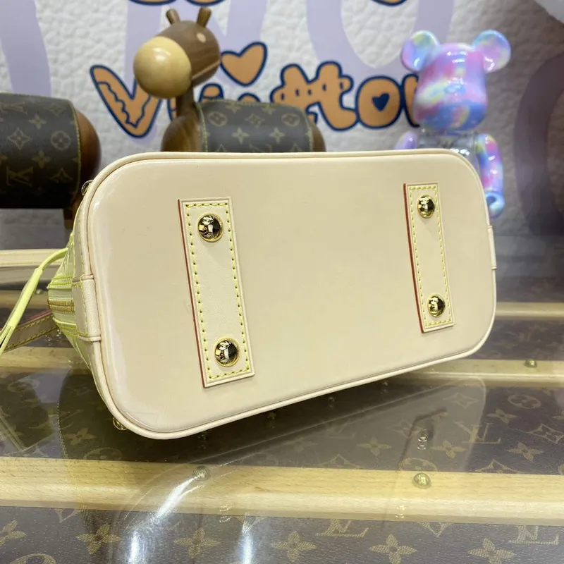 LV M24063 Louis Vuitton Alma BB Bag Yellow