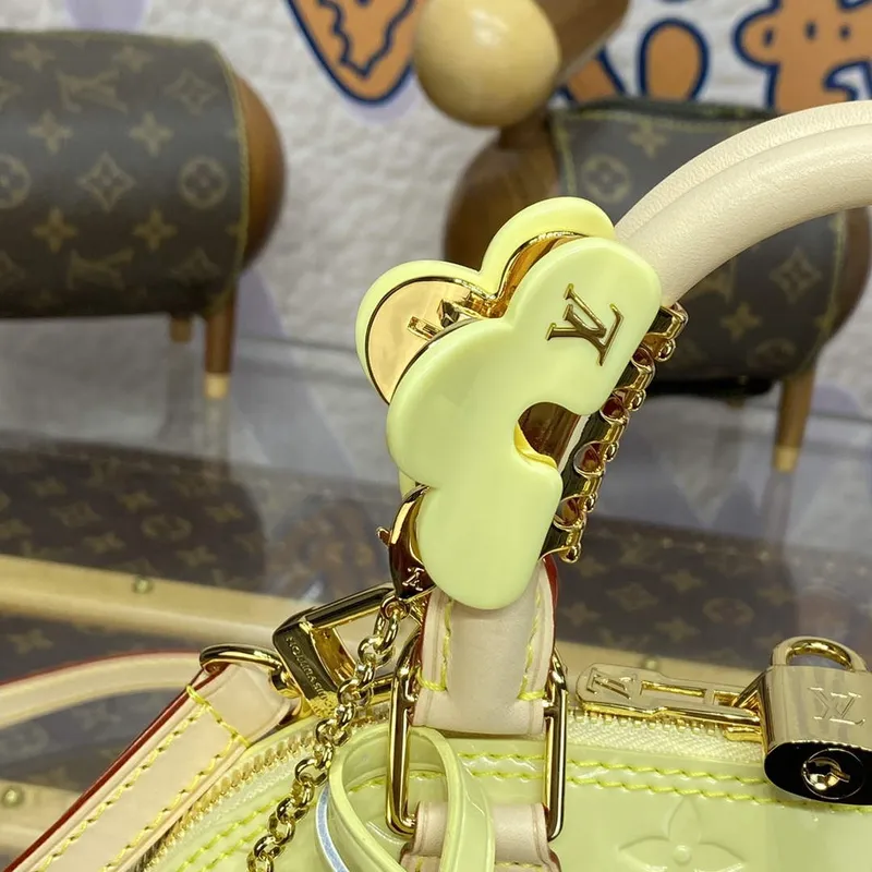 LV M24063 Louis Vuitton Alma BB Bag Yellow