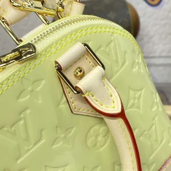 LV M24063 Louis Vuitton Alma BB Bag Yellow