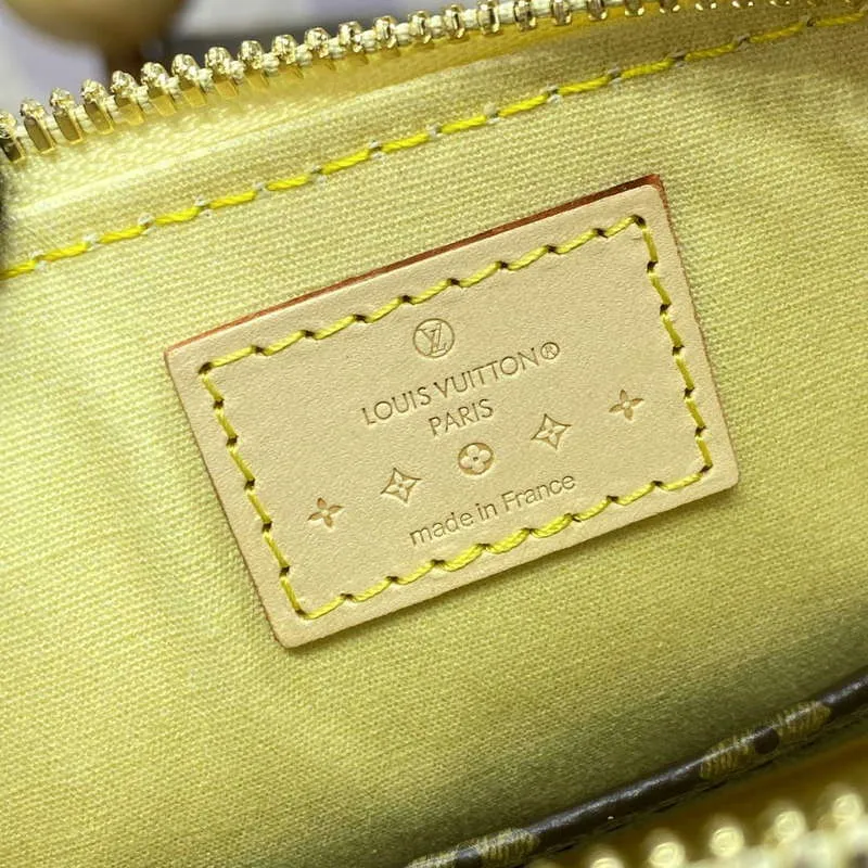 LV M24063 Louis Vuitton Alma BB Bag Yellow