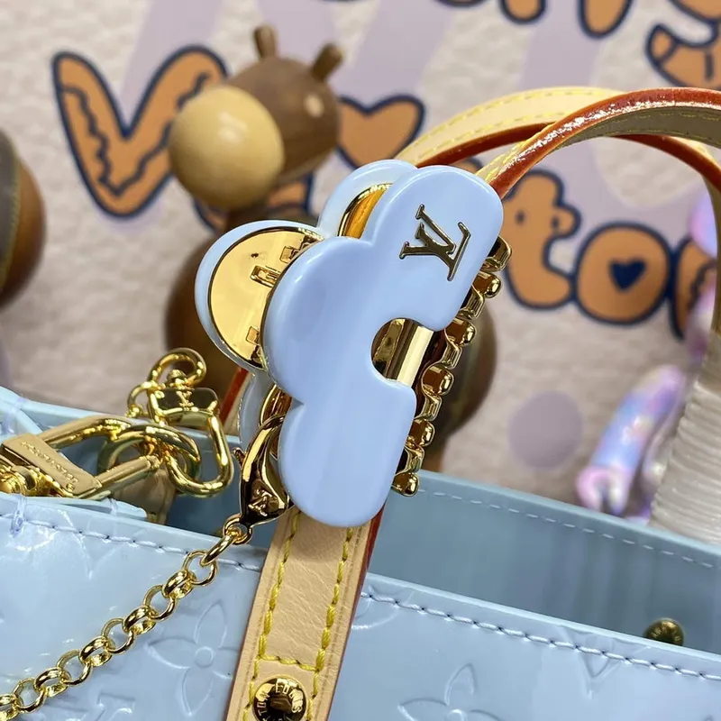 LV M24144 Louis Vuitton Reade PM Bag Sky Blue