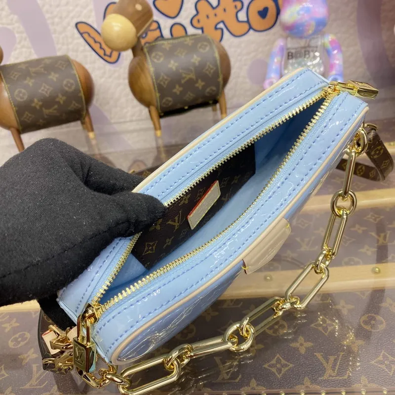 LV M24021 Louis Vuitton Croissant PM Bag Sky Blue