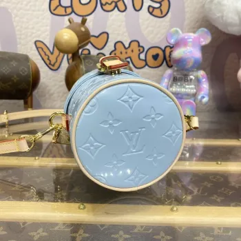 LV M24099 Louis Vuitton Astor Monogram Vernis Bag Blue