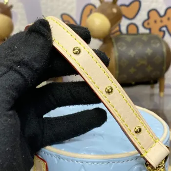 LV M24099 Louis Vuitton Astor Monogram Vernis Bag Blue