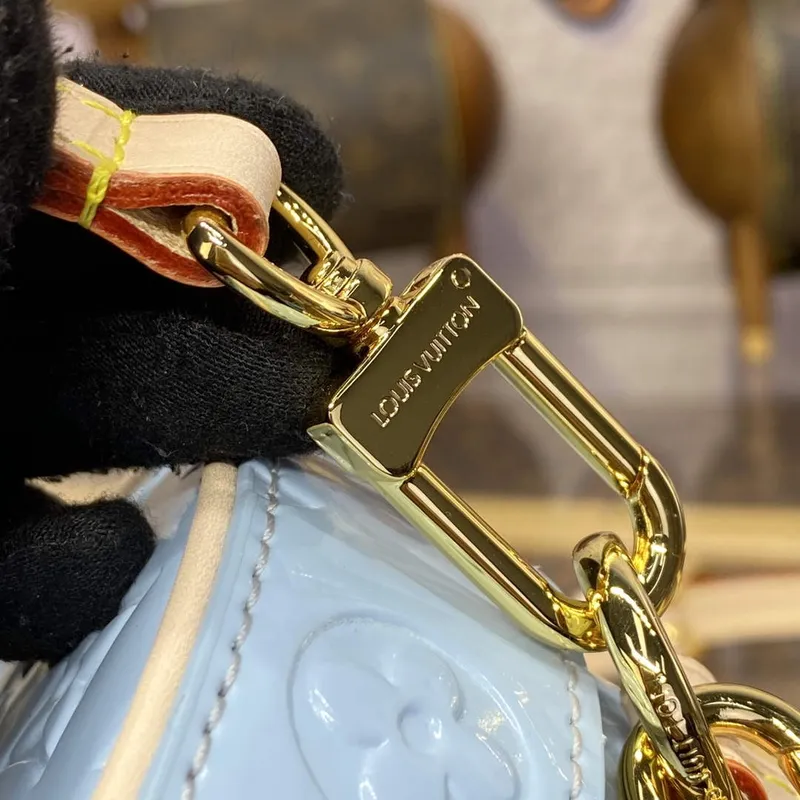 LV M24099 Louis Vuitton Astor Monogram Vernis Bag Blue