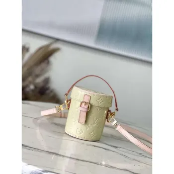 LV M24099 Louis Vuitton Astor Monogram Vernis Bag Yellow