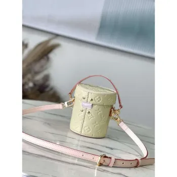 LV M24099 Louis Vuitton Astor Monogram Vernis Bag Yellow