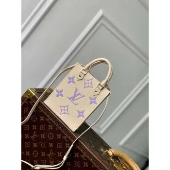 LV M81416 Louis Vuitton Petit Sac Plat Bag Taro Purple