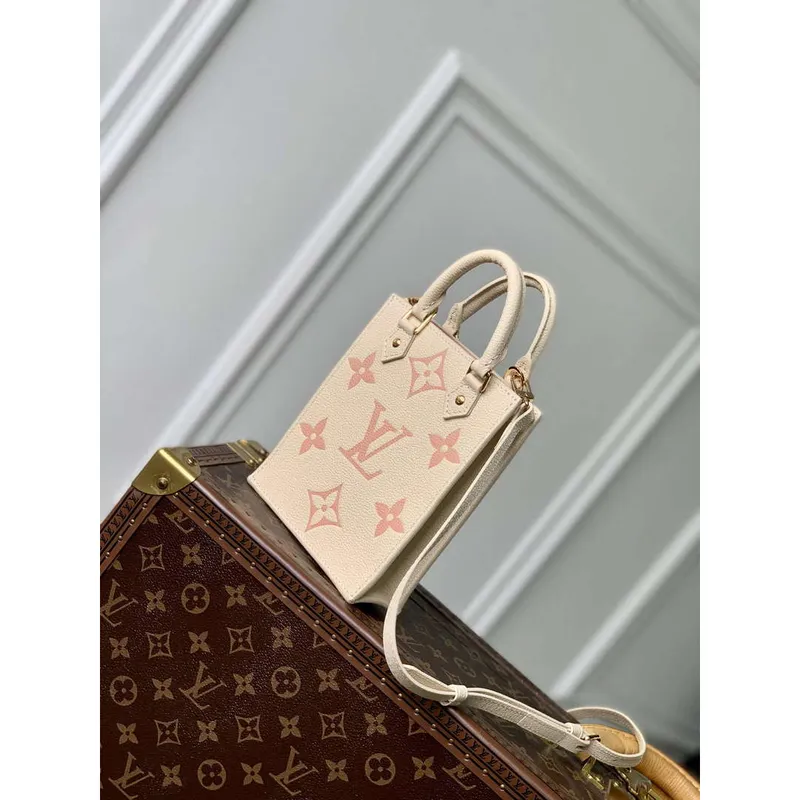 LV M81416 Louis Vuitton Petit Sac Plat Bag Pink