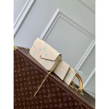 LV M82610 Louis Vuitton Pochette Félicie Bag Matcha green