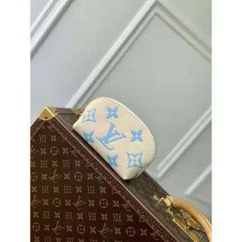 LV M45951 Louis Vuitton Pochette Cosmetique PM Blue