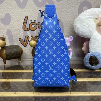 LV M31075 Louis Vuitton Duo Sling Bag Blue