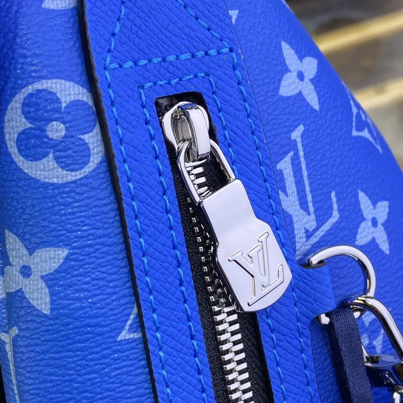 LV M31075 Louis Vuitton Duo Sling Bag Blue