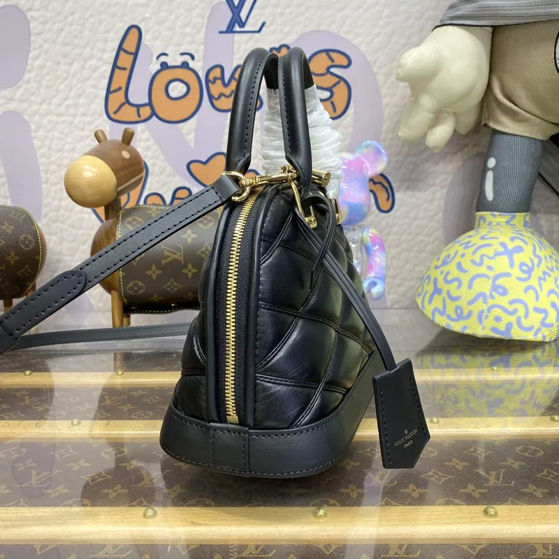 LV M23666 Louis Vuitton Alma BB Bag Black