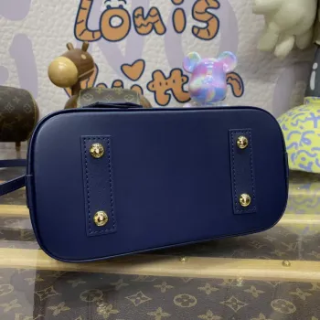 LV M23666 Louis Vuitton Alma BB Bag Navy Blue