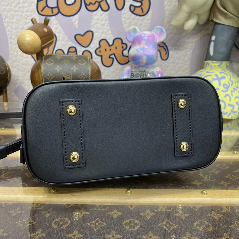LV M23576 Louis Vuitton Alma BB Bag Black/Green