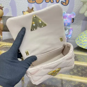 LV M82752 Louis Vuitton Pico GO 14 Bag Beige/Pink