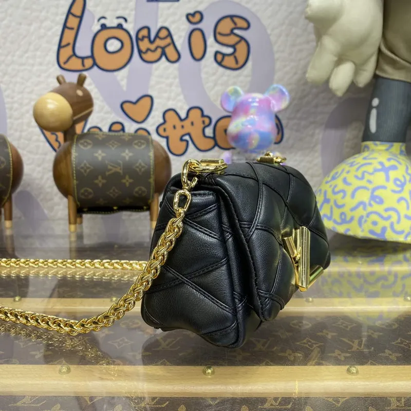 LV M23625 Louis Vuitton Pico GO 14 Bag Black