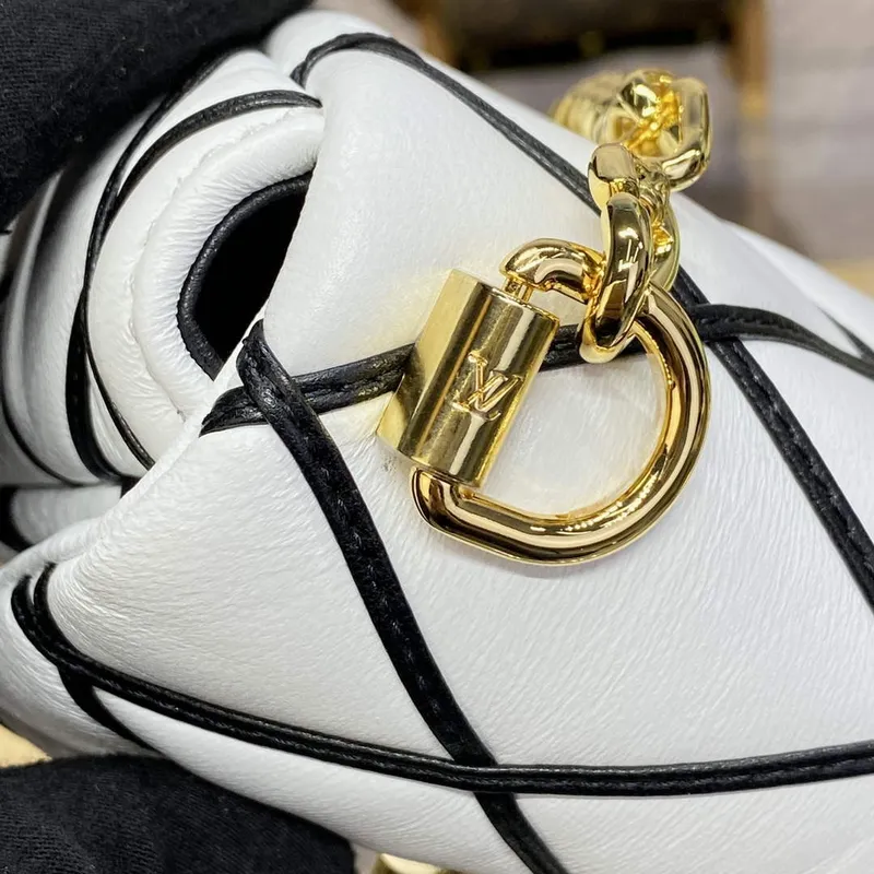 LV M23762 Louis Vuitton Pico GO 14 Bag Black/White