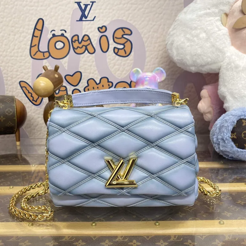 LV M24186 Louis Vuitton GO 14 MM Bag Foam Grey