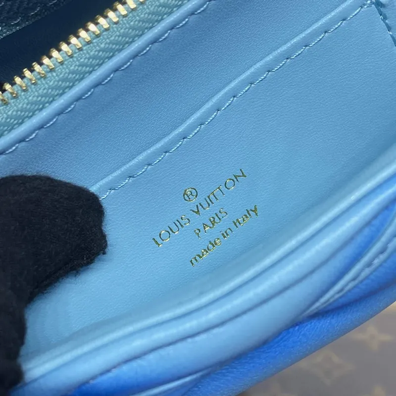 LV M24185 Louis Vuitton GO 14 MM Bag Lagoon Turquoise Blue