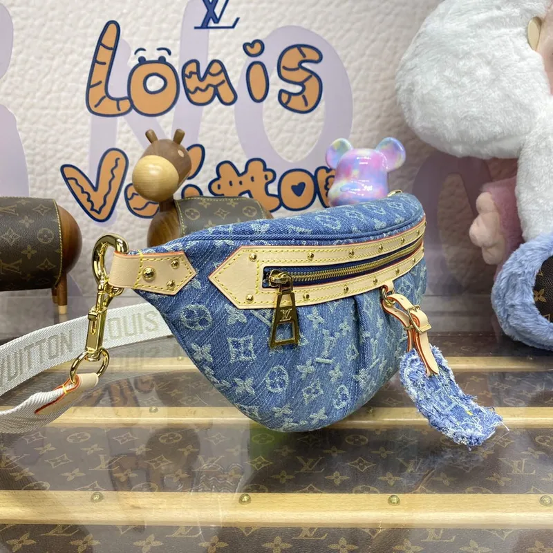 LV M46837 Louis Vuitton Venice High Rise Bumbag Monogram Denim