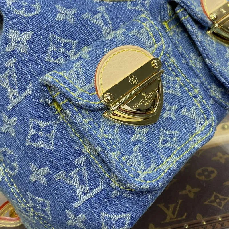 LV M46836 Louis Vuitton Venice Small Backpack Bag Monogram Denim