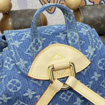 LV M46836 Louis Vuitton Venice Small Backpack Bag Monogram Denim
