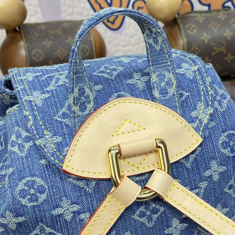 LV M46836 Louis Vuitton Venice Small Backpack Bag Monogram Denim