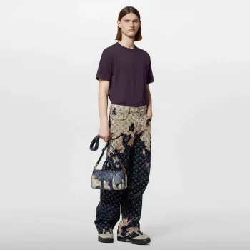 LV  M46804 Louis Vuitton Keepall Bandoulière 25 Bag Ink Blue