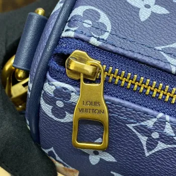 LV  M46804 Louis Vuitton Keepall Bandoulière 25 Bag Ink Blue