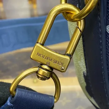 LV  M46804 Louis Vuitton Keepall Bandoulière 25 Bag Ink Blue