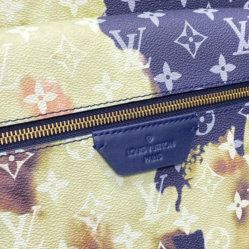 LV M46806 Louis Vuitton Discovery Backpack PM M46553 Ink Blue