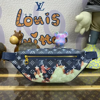 LV M23905 Louis Vuitton Discovery PM Bumbag Ink Blue