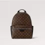 LV M46684 Louis Vuitton Discovery Backpack PM Monogram Macassar coated canvas