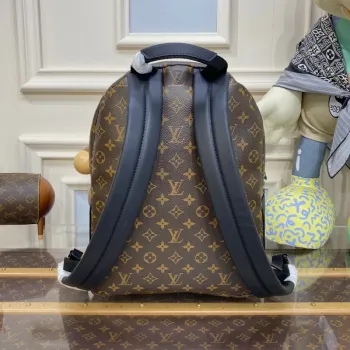 LV M46684 Louis Vuitton Discovery Backpack PM Monogram Macassar coated canvas