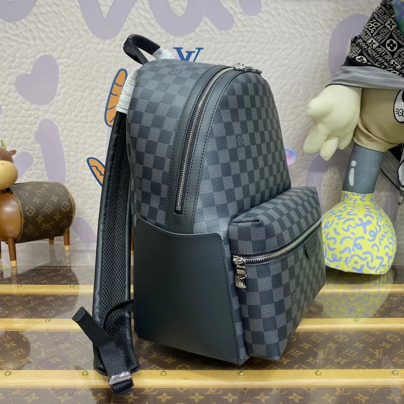 LV N40514 Louis Vuitton Discovery Backpack PM Damier Graphite coated canvas